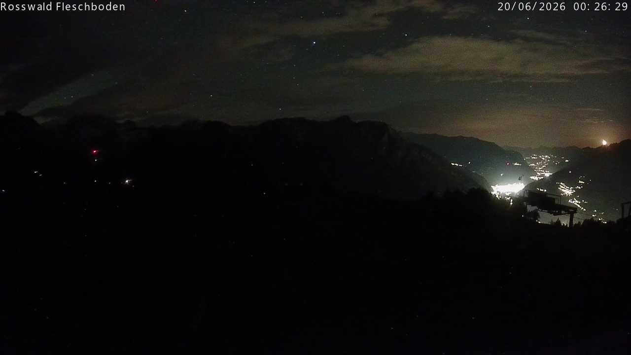 Archiv Foto Webcam Rosswald - Fleschboden