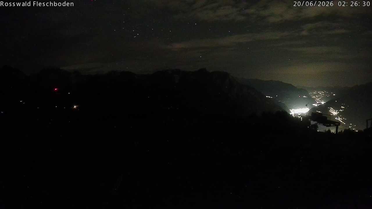 Archiv Foto Webcam Rosswald - Fleschboden