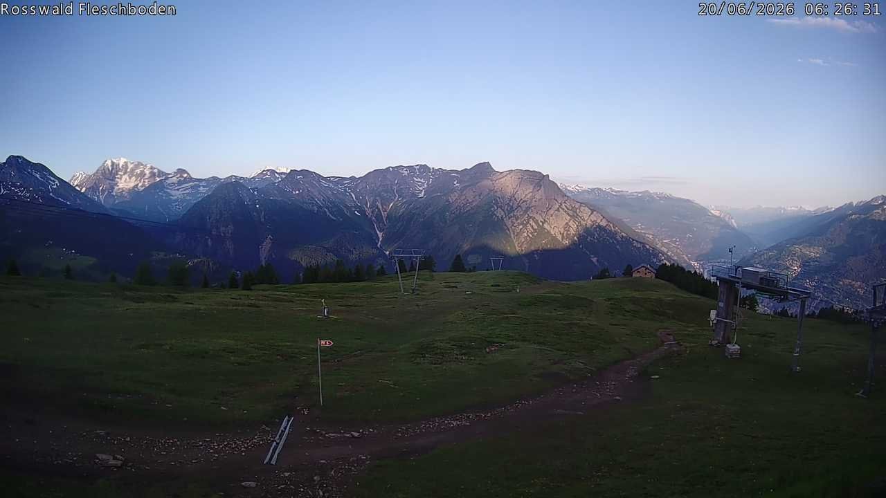 Archiv Foto Webcam Rosswald - Fleschboden