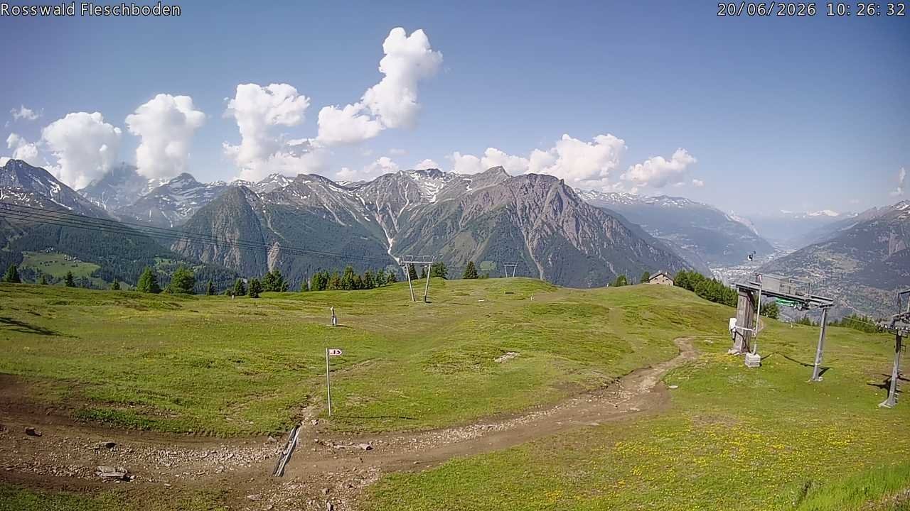 Archiv Foto Webcam Rosswald - Fleschboden