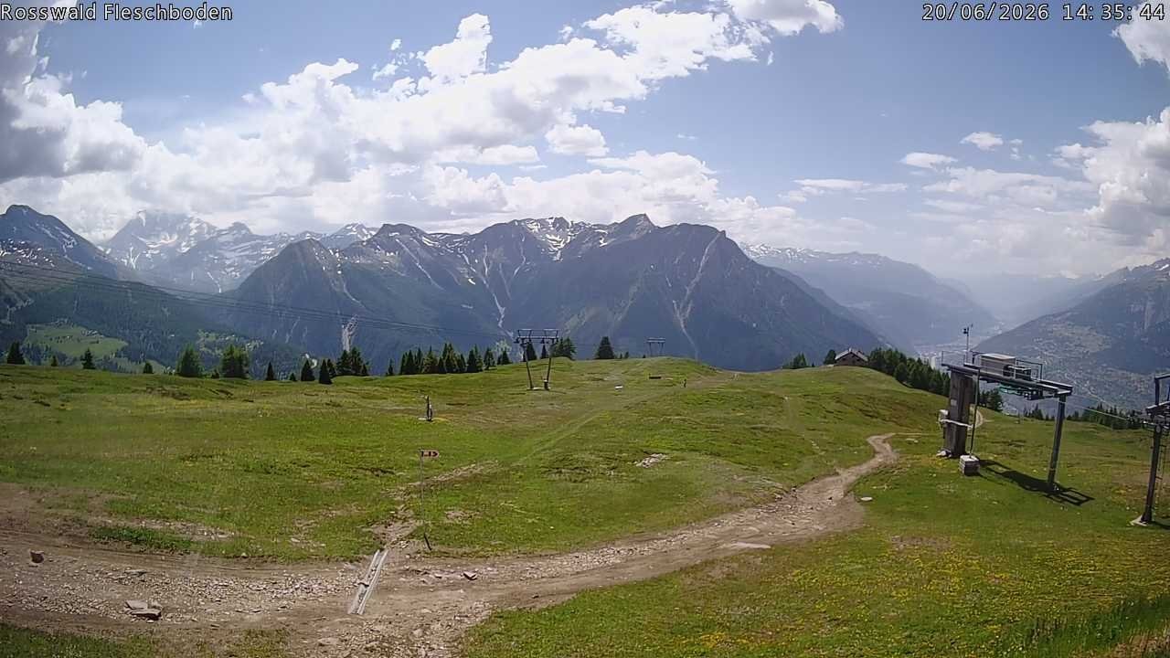 Archiv Foto Webcam Rosswald - Fleschboden