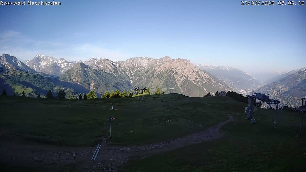Archived image Webcam Rosswald - Fleschbodu