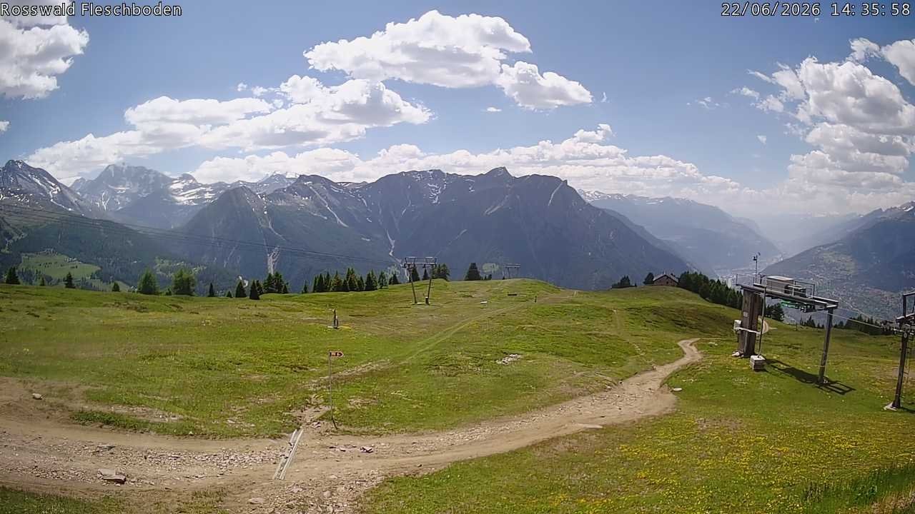 Archiv Foto Webcam Rosswald - Fleschboden