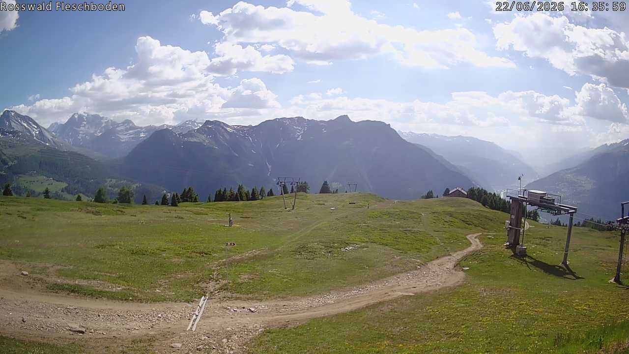 Archiv Foto Webcam Rosswald - Fleschboden