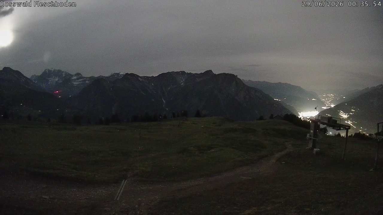 Archiv Foto Webcam Rosswald - Fleschboden