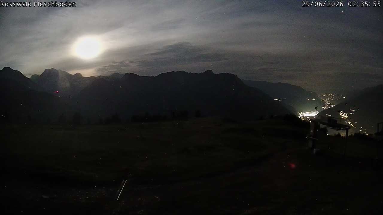 Archiv Foto Webcam Rosswald - Fleschboden