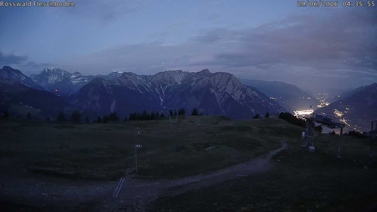 Archiv Foto Webcam Rosswald - Fleschboden