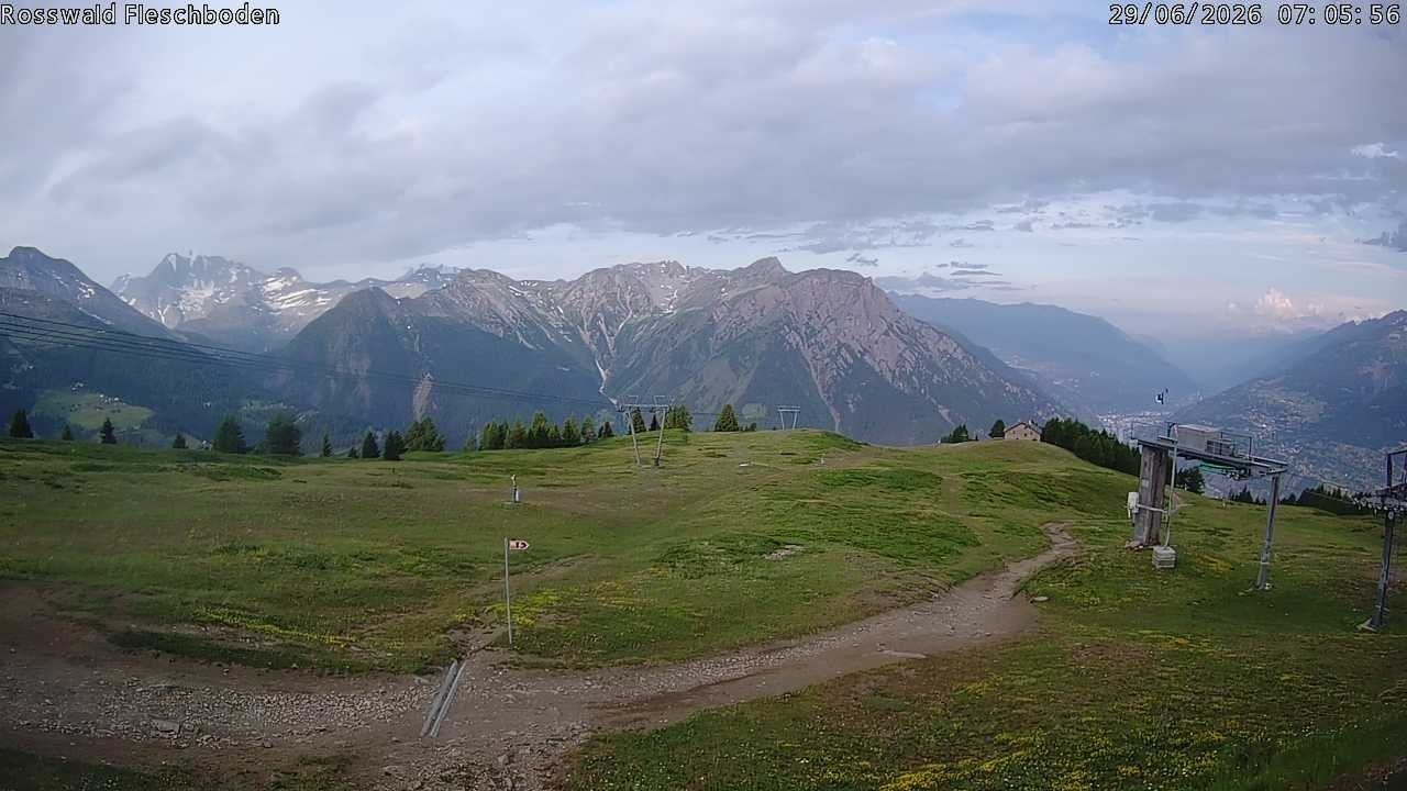 Archiv Foto Webcam Rosswald - Fleschboden