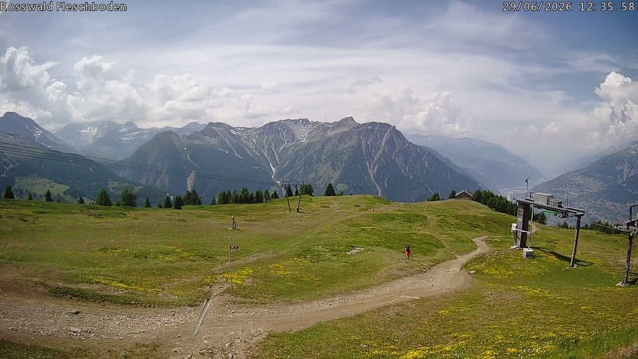 Archiv Foto Webcam Rosswald - Fleschboden