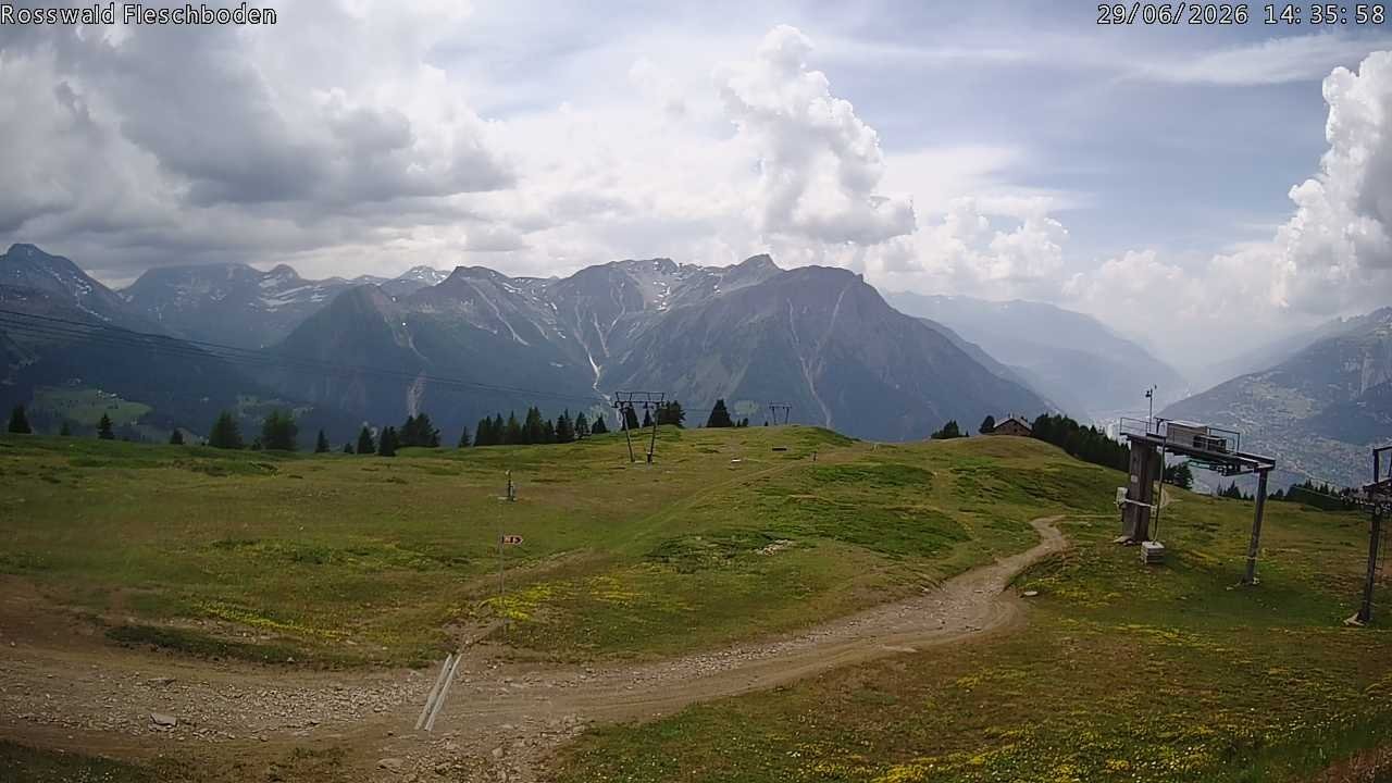Archiv Foto Webcam Rosswald - Fleschboden