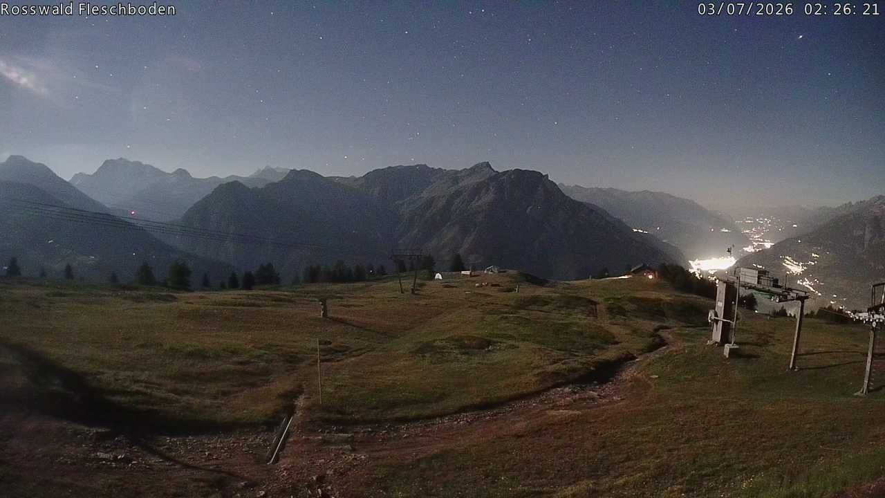Archived image Webcam Rosswald - Fleschbodu