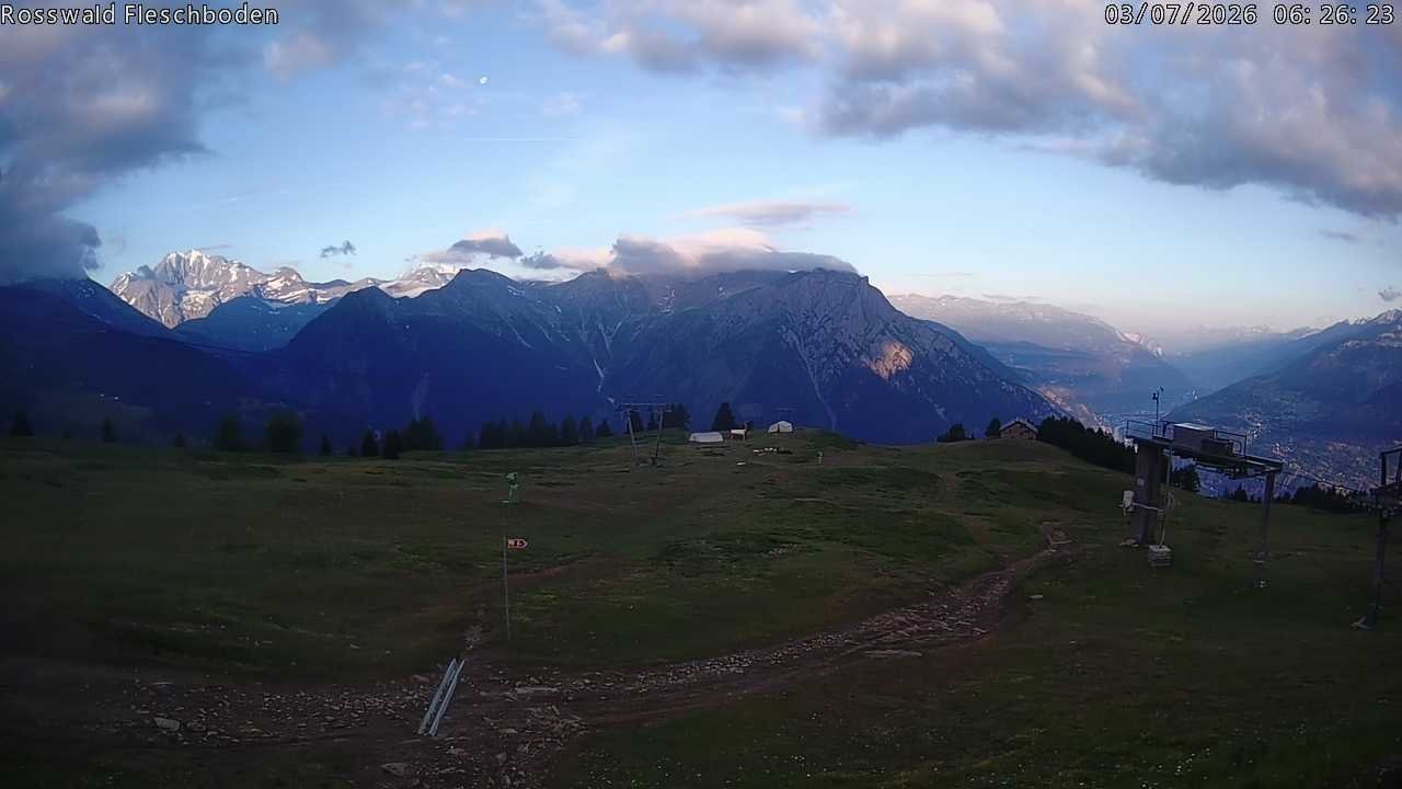 Archived image Webcam Rosswald - Fleschbodu