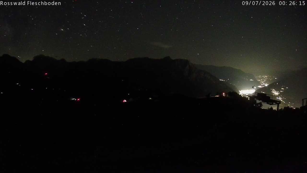 Archiv Foto Webcam Rosswald - Fleschboden