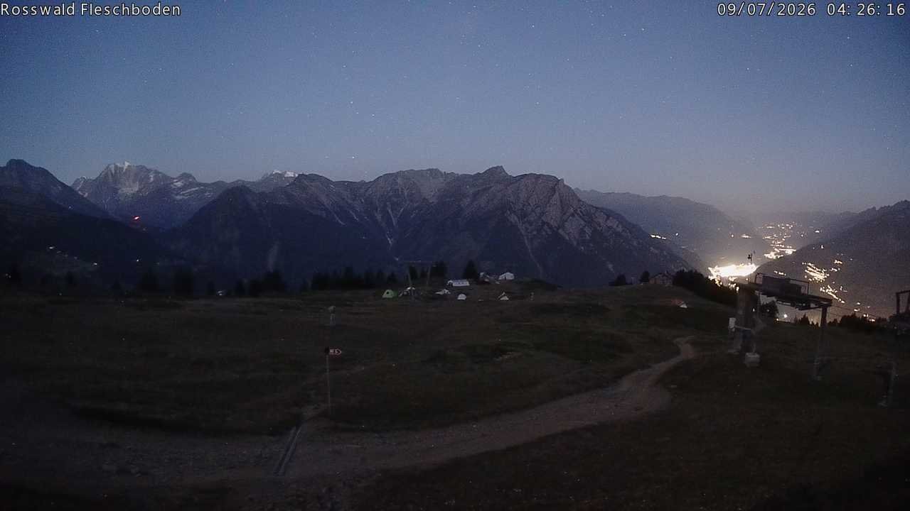 Archiv Foto Webcam Rosswald - Fleschboden