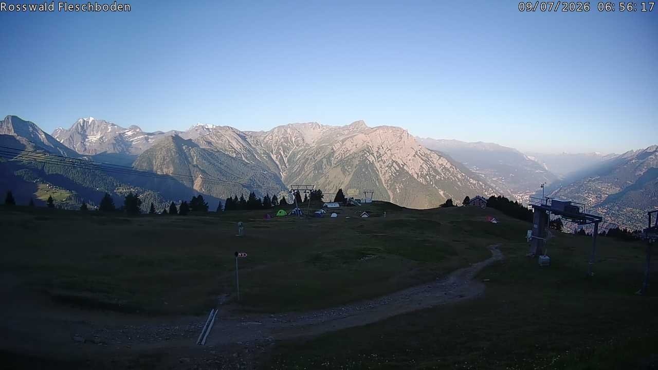 Archiv Foto Webcam Rosswald - Fleschboden