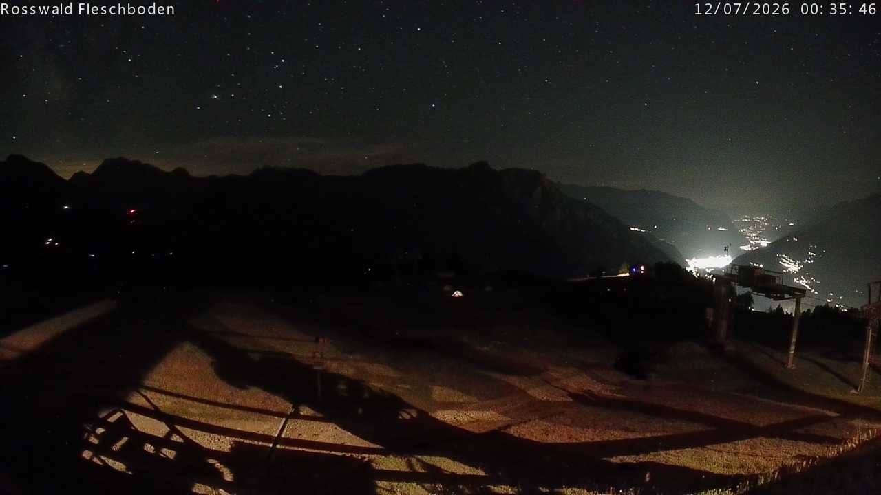 Archived image Webcam Rosswald - Fleschbodu
