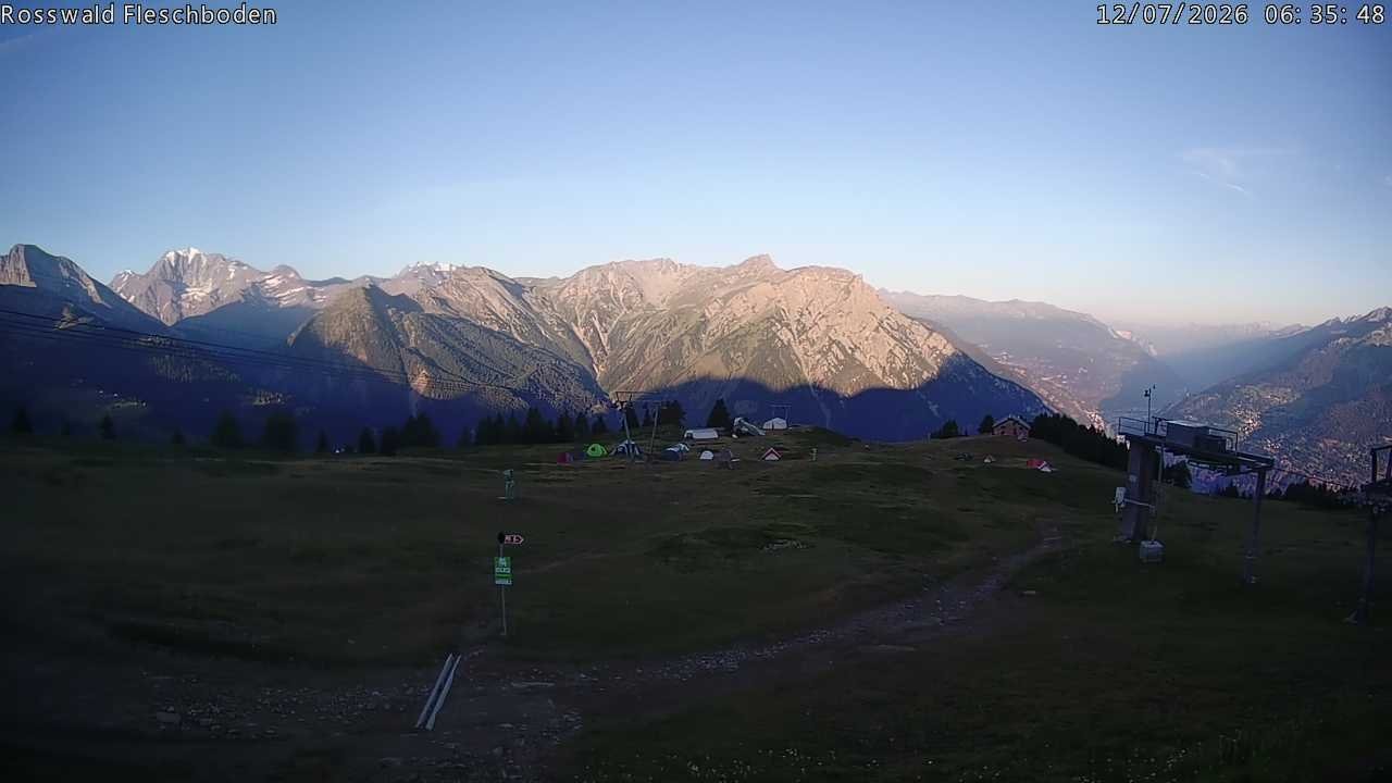 Archived image Webcam Rosswald - Fleschbodu