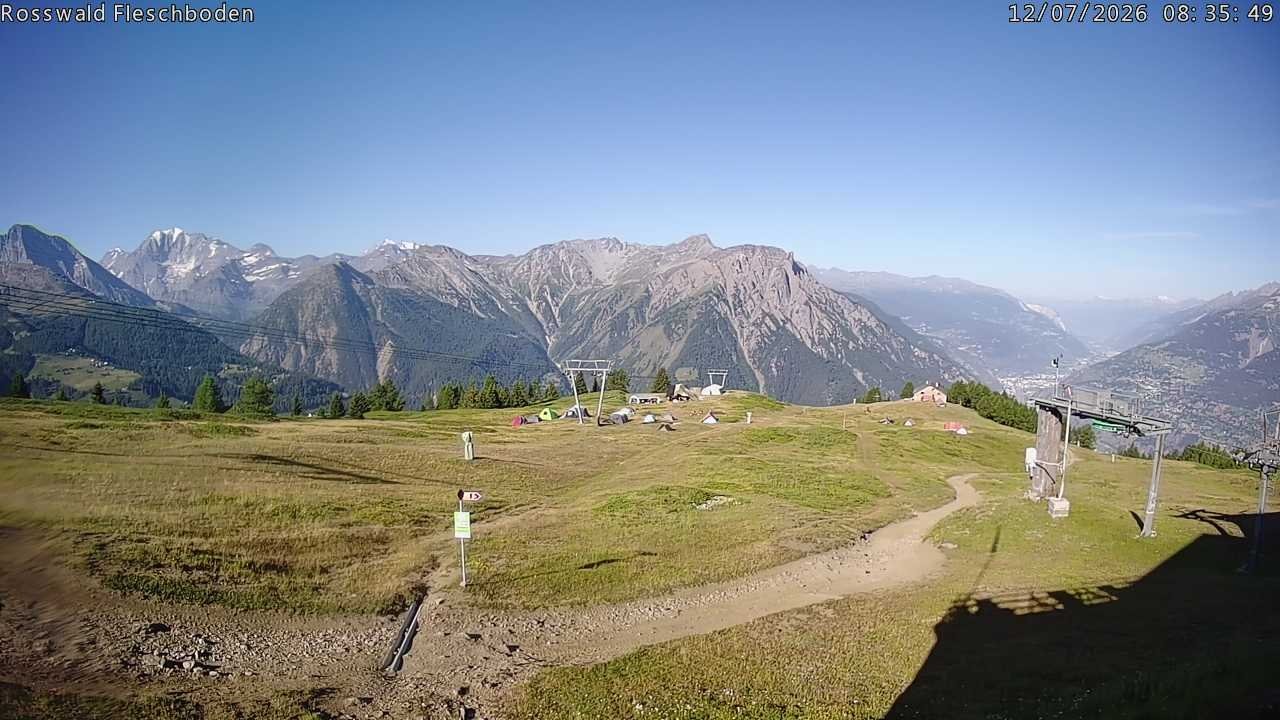 Archived image Webcam Rosswald - Fleschbodu