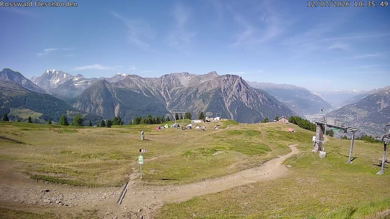 Archived image Webcam Rosswald - Fleschbodu