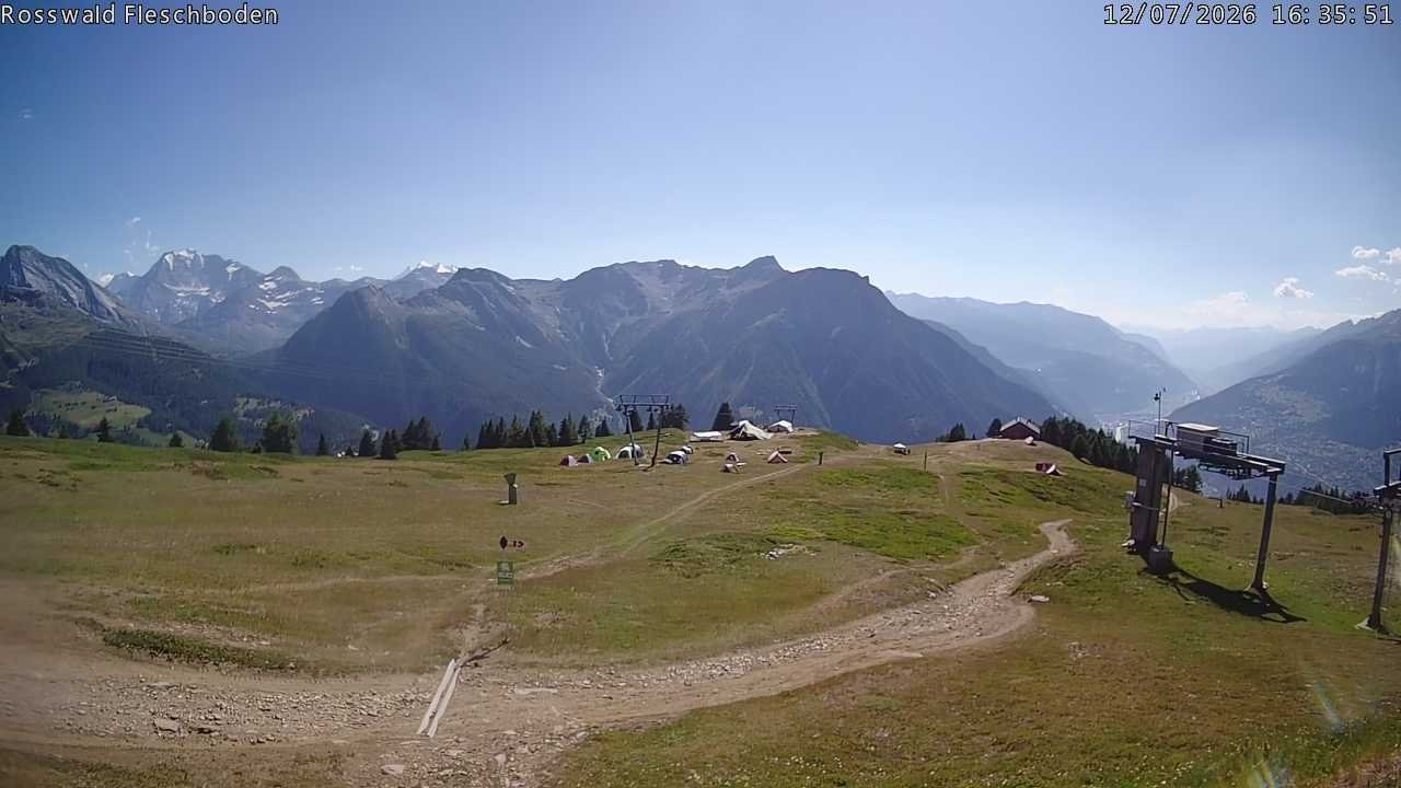 Archived image Webcam Rosswald - Fleschbodu