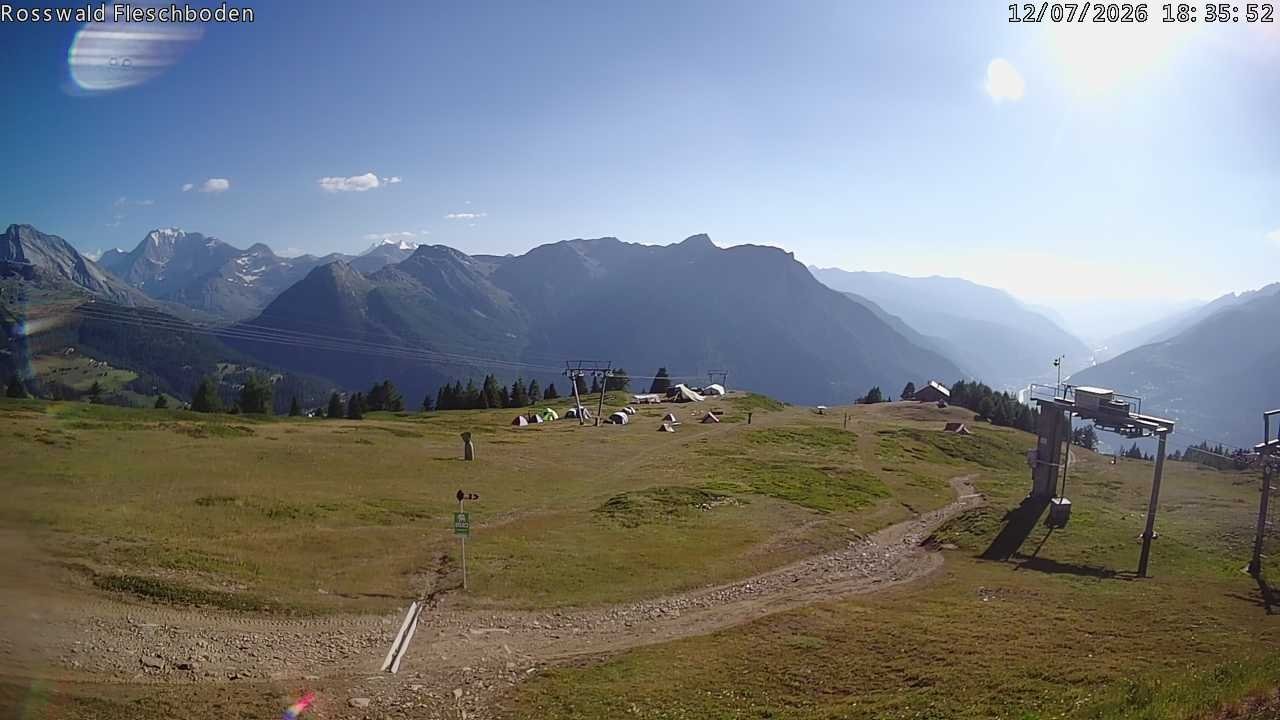 Archived image Webcam Rosswald - Fleschbodu
