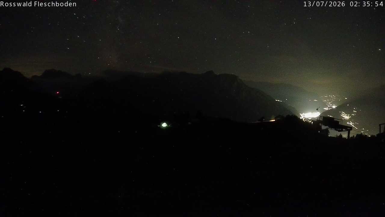 Archiv Foto Webcam Rosswald - Fleschboden