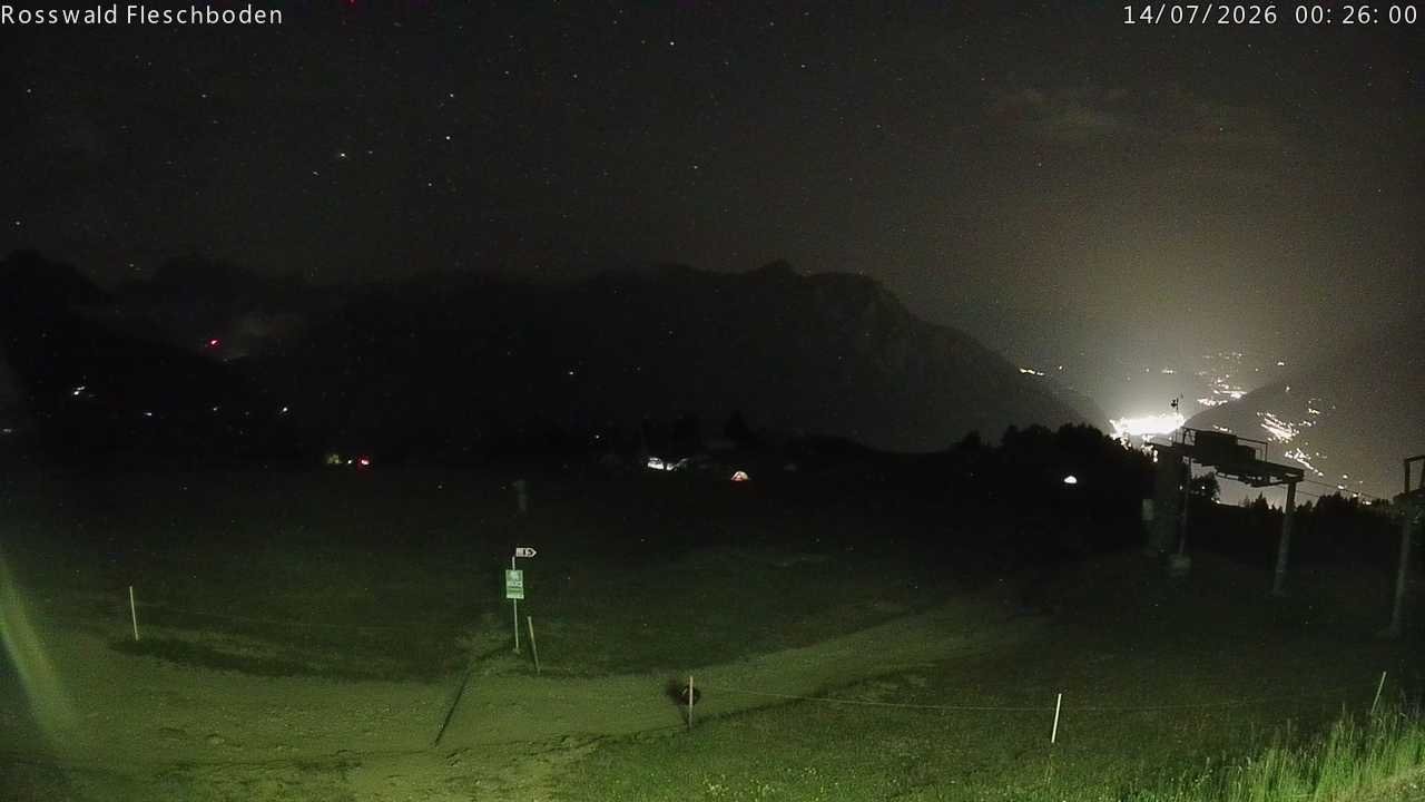 Archived image Webcam Rosswald - Fleschbodu