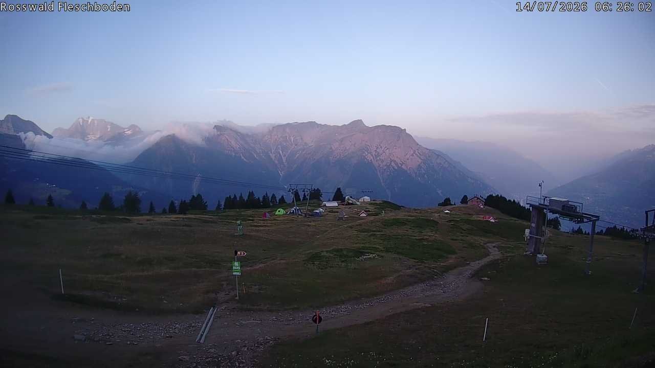 Archived image Webcam Rosswald - Fleschbodu