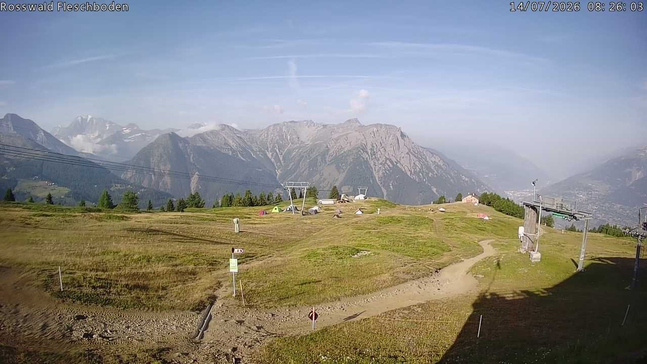 Archived image Webcam Rosswald - Fleschbodu