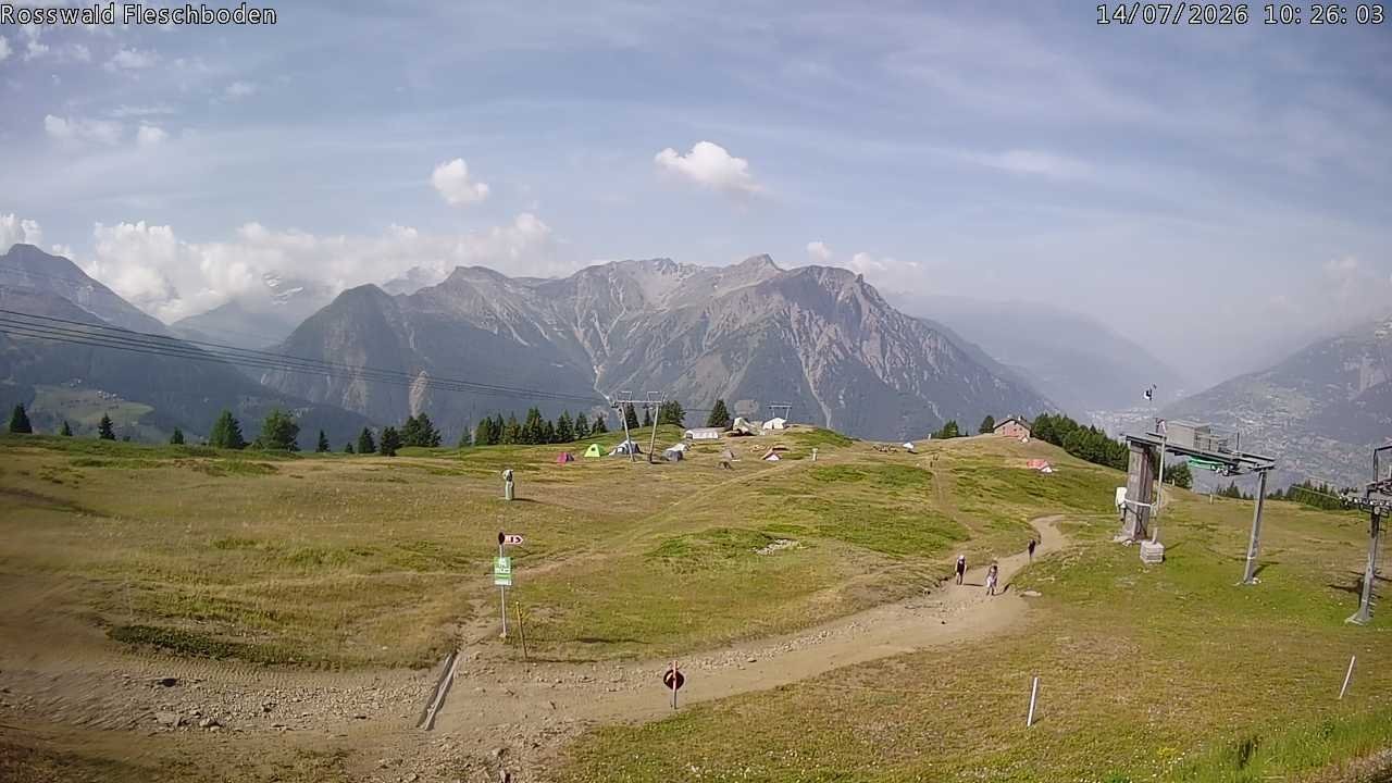 Archived image Webcam Rosswald - Fleschbodu