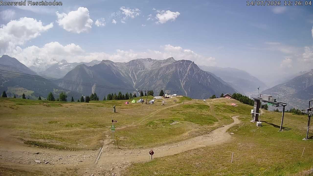 Archived image Webcam Rosswald - Fleschbodu