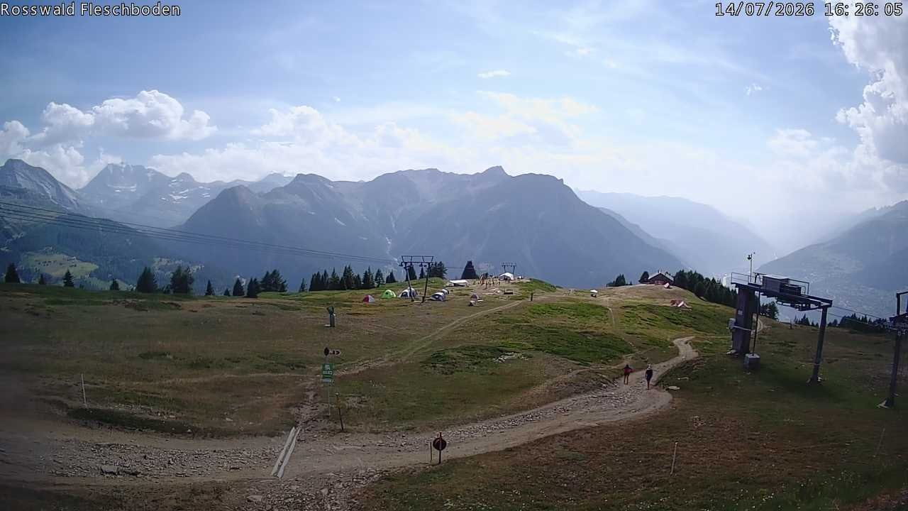 Archived image Webcam Rosswald - Fleschbodu