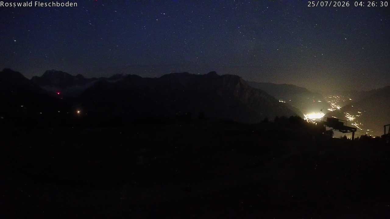 Archived image Webcam Rosswald - Fleschbodu
