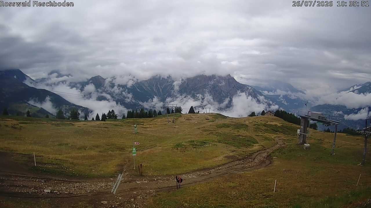 Archived image Webcam Rosswald - Fleschbodu