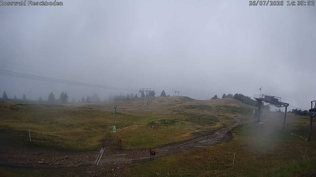 Archived image Webcam Rosswald - Fleschbodu