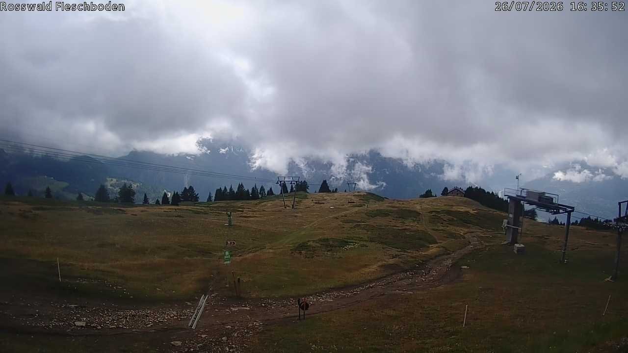 Archived image Webcam Rosswald - Fleschbodu