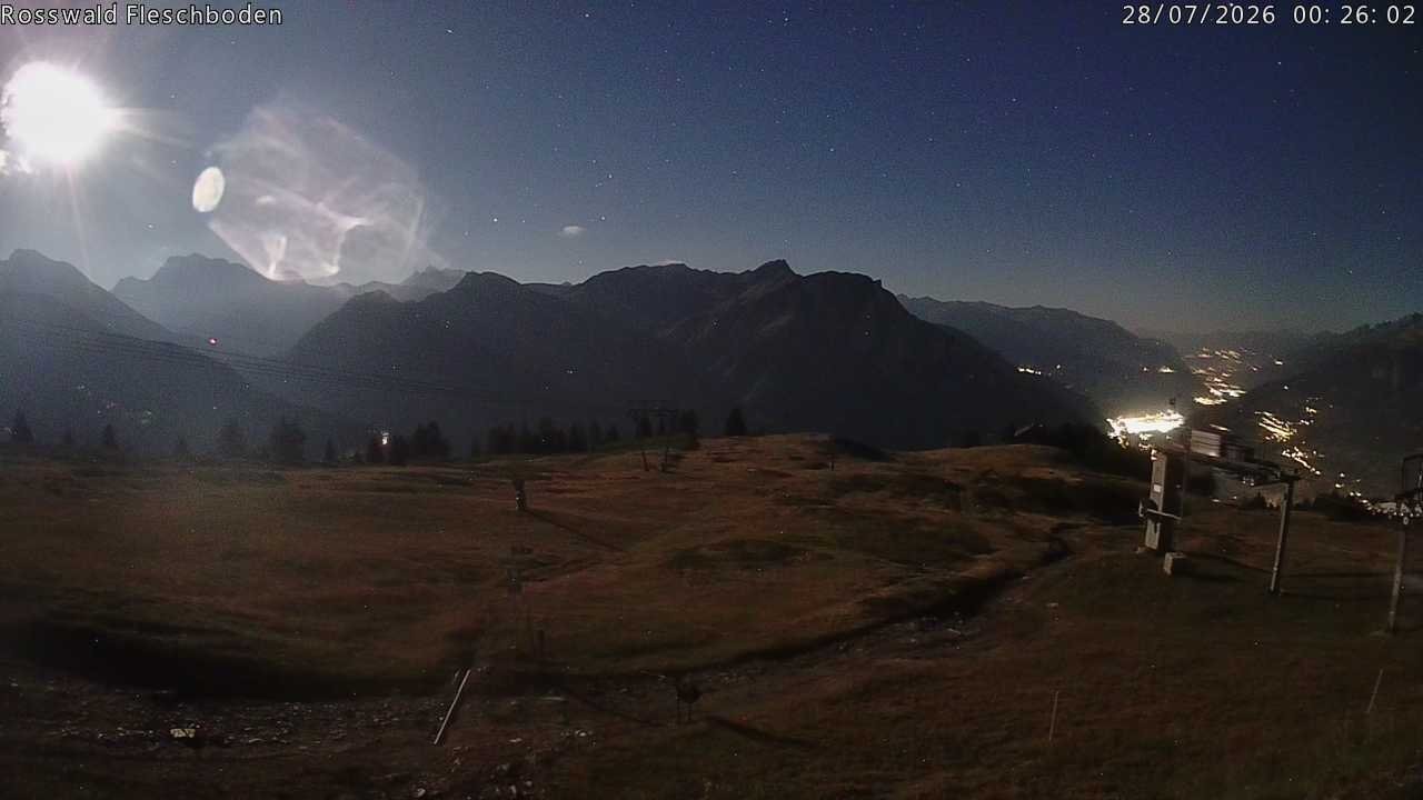 Archiv Foto Webcam Rosswald - Fleschboden