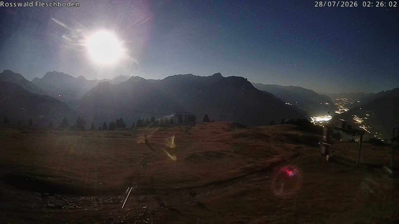Archiv Foto Webcam Rosswald - Fleschboden