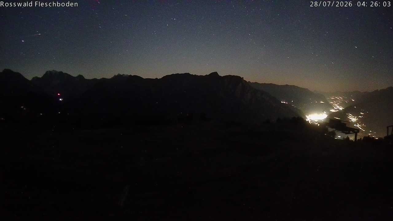 Archiv Foto Webcam Rosswald - Fleschboden
