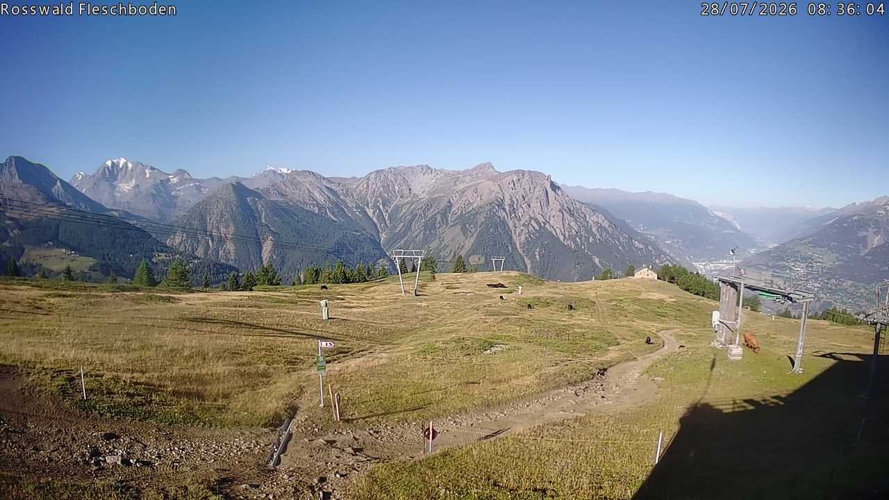 Archiv Foto Webcam Rosswald - Fleschboden