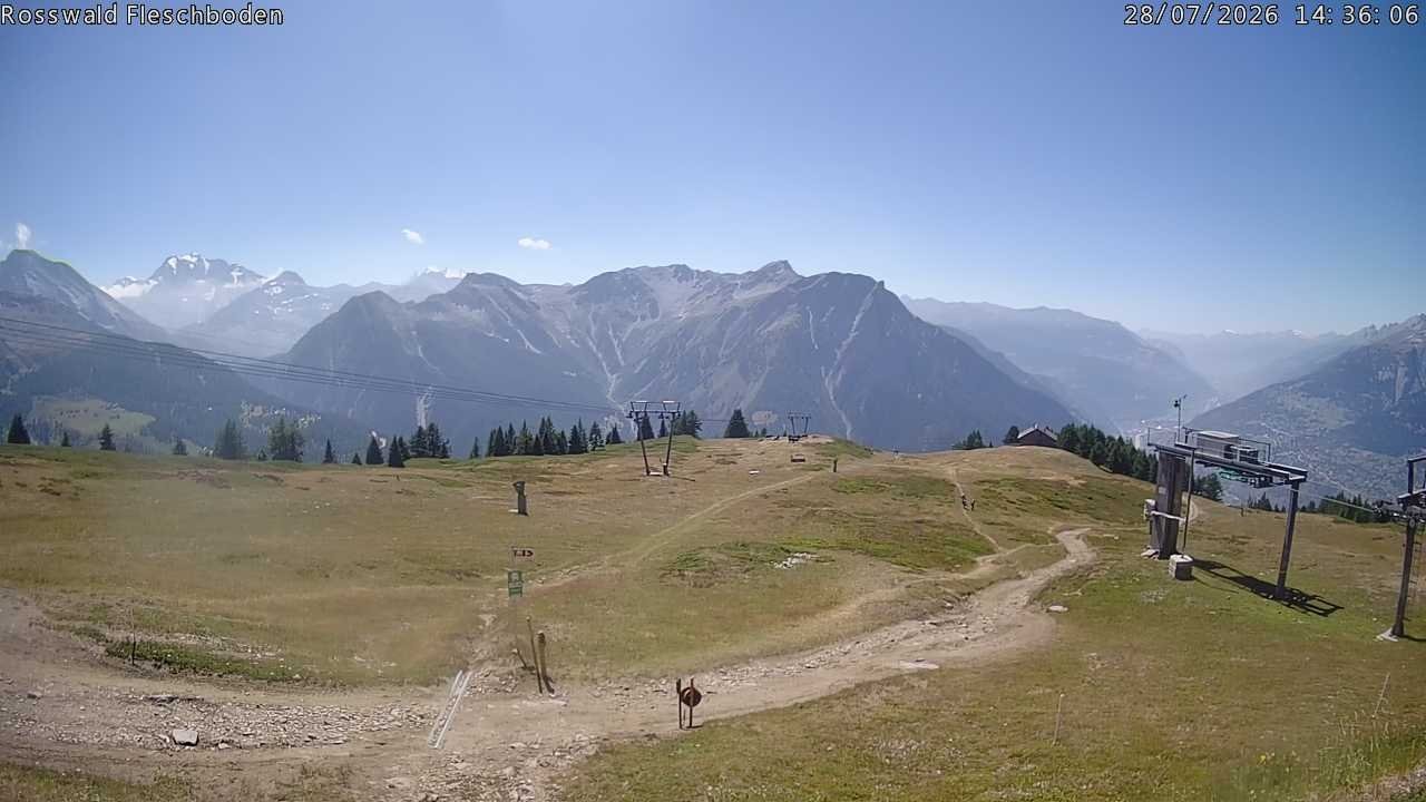 Archiv Foto Webcam Rosswald - Fleschboden