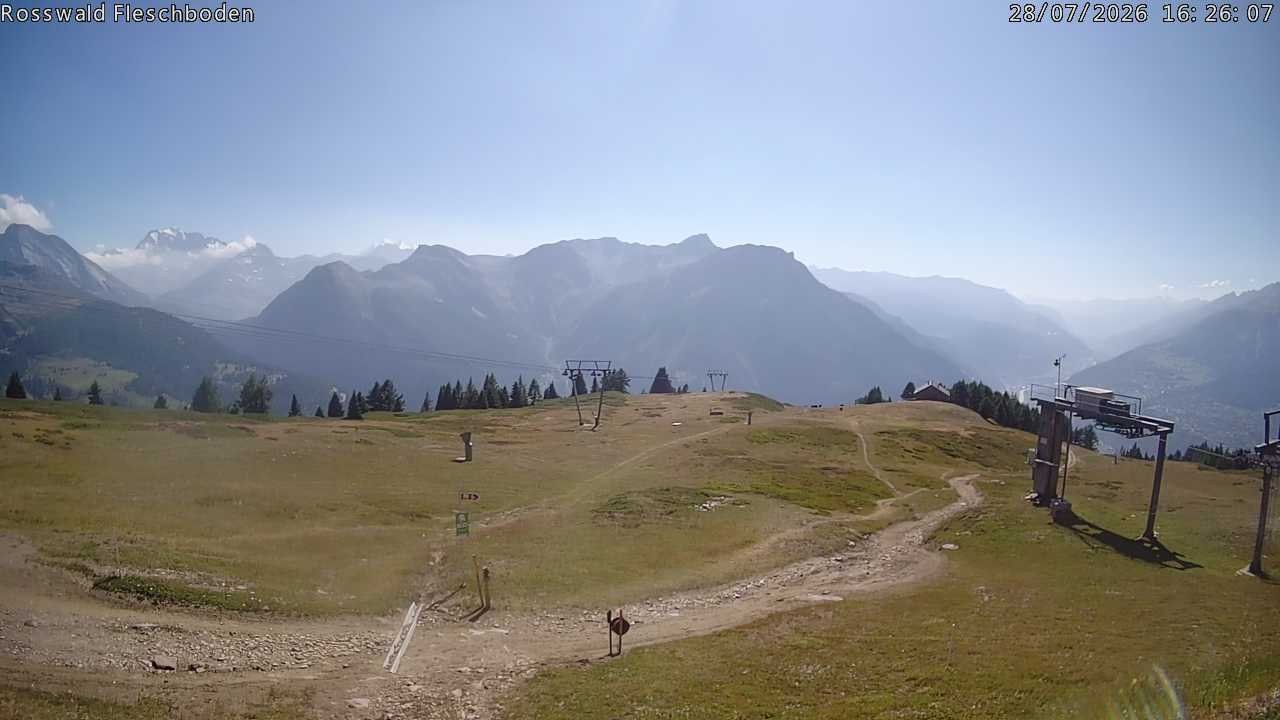 Archiv Foto Webcam Rosswald - Fleschboden