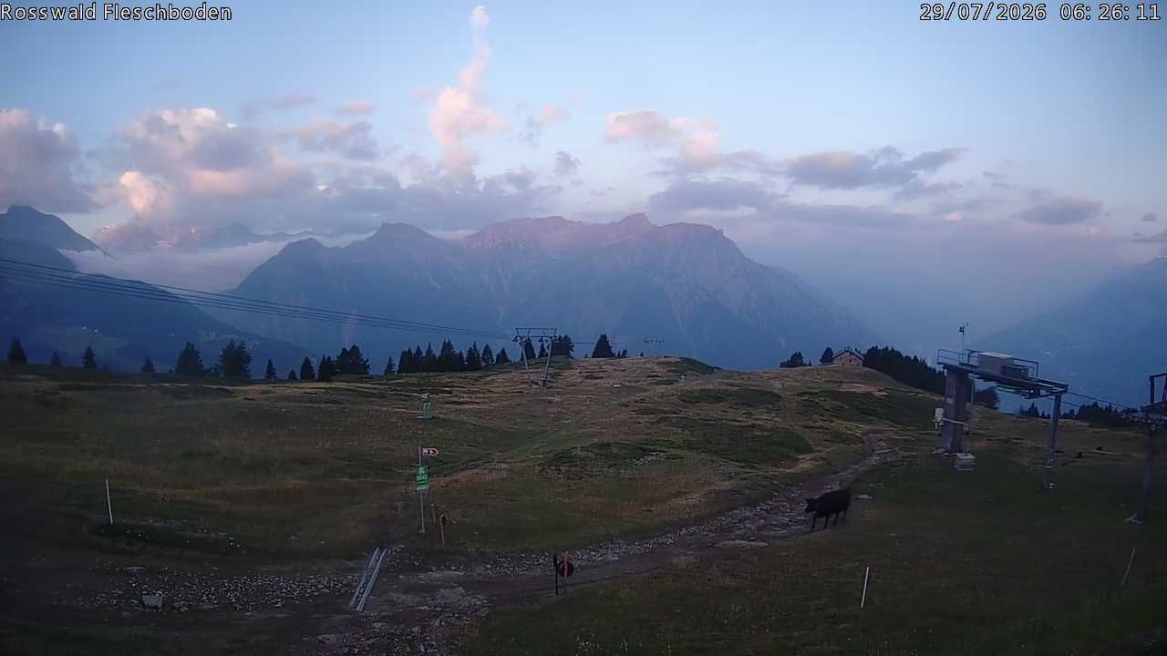 Archived image Webcam Rosswald - Fleschbodu