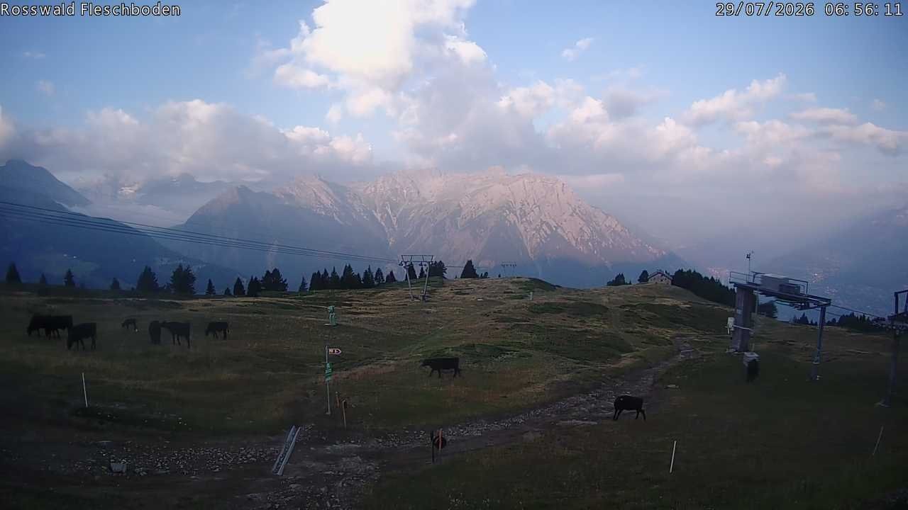 Archived image Webcam Rosswald - Fleschbodu