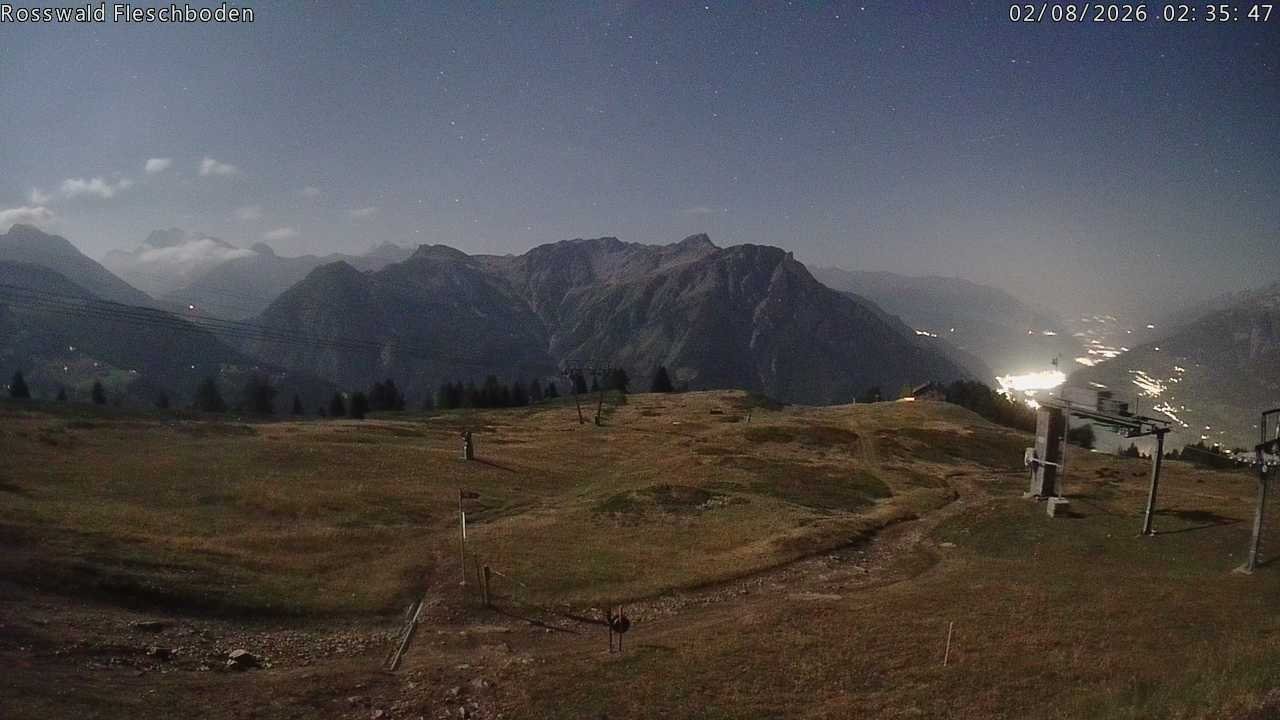 Archiv Foto Webcam Rosswald - Fleschboden