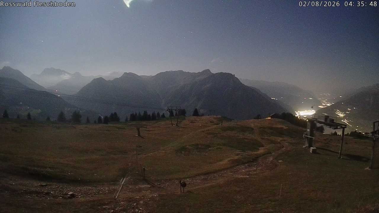 Archiv Foto Webcam Rosswald - Fleschboden