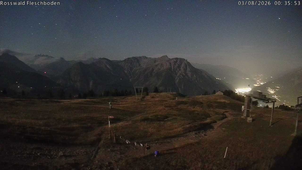 Archiv Foto Webcam Rosswald - Fleschboden