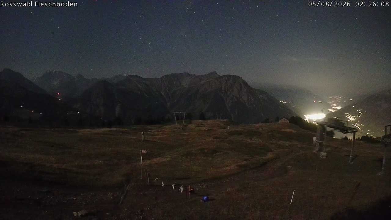 Archiv Foto Webcam Rosswald - Fleschboden