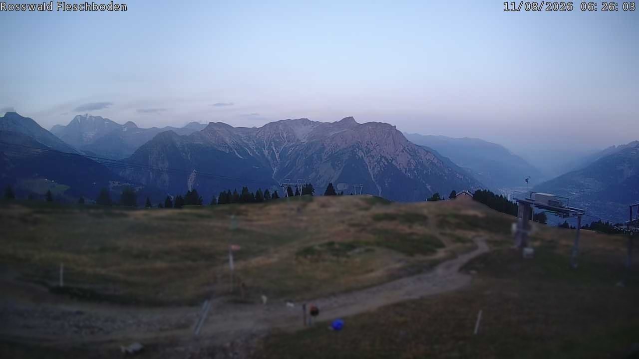 Archiv Foto Webcam Rosswald - Fleschboden