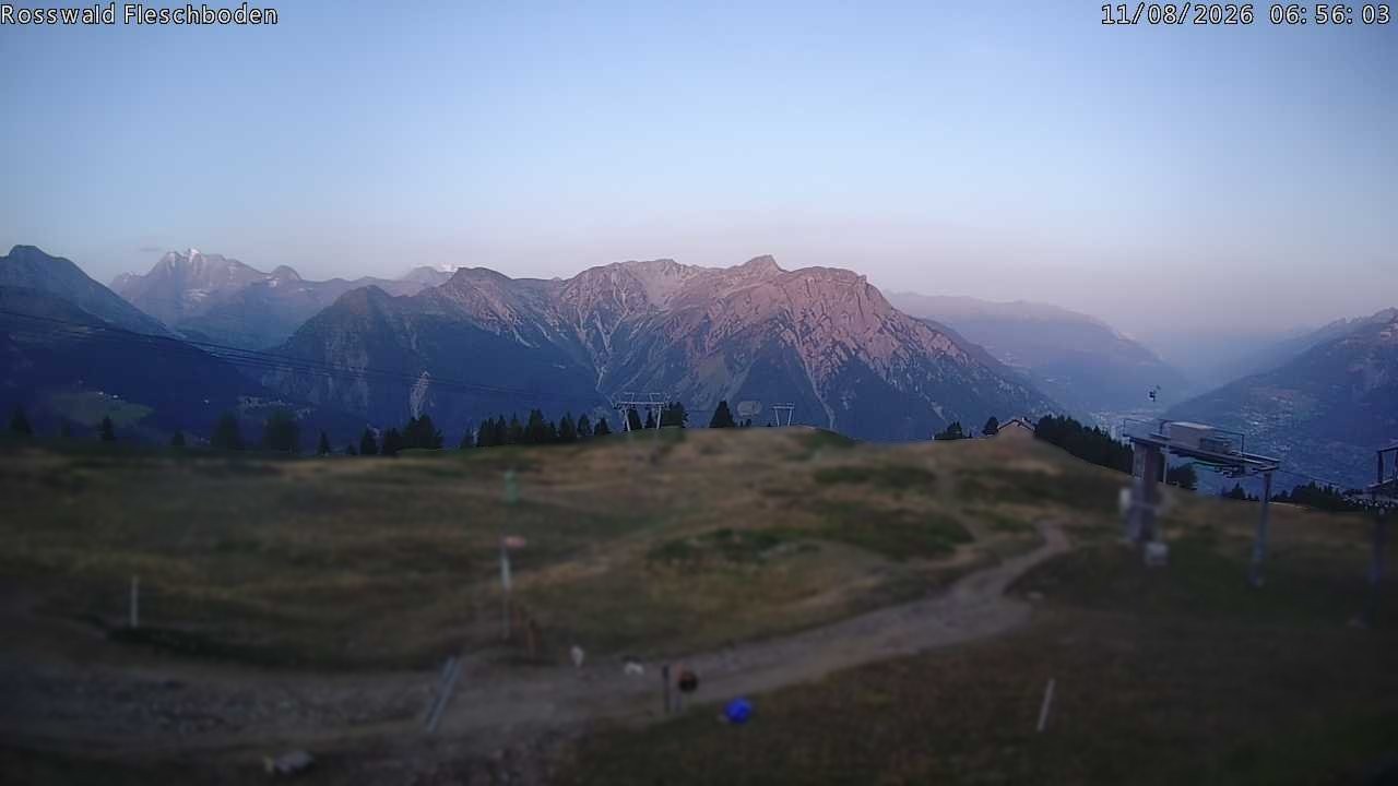 Archiv Foto Webcam Rosswald - Fleschboden
